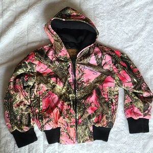 Pink Camo jacket - size 2
